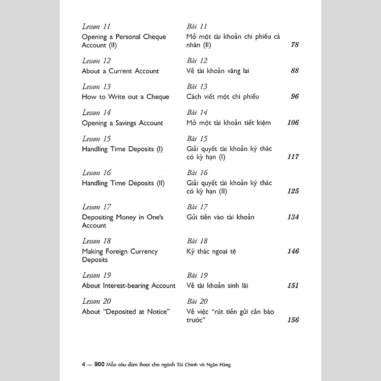 900 Mẫu Câu Đàm Thoại Trong Ngành Tài Chính Và Ngân Hàng - Ảnh 3
