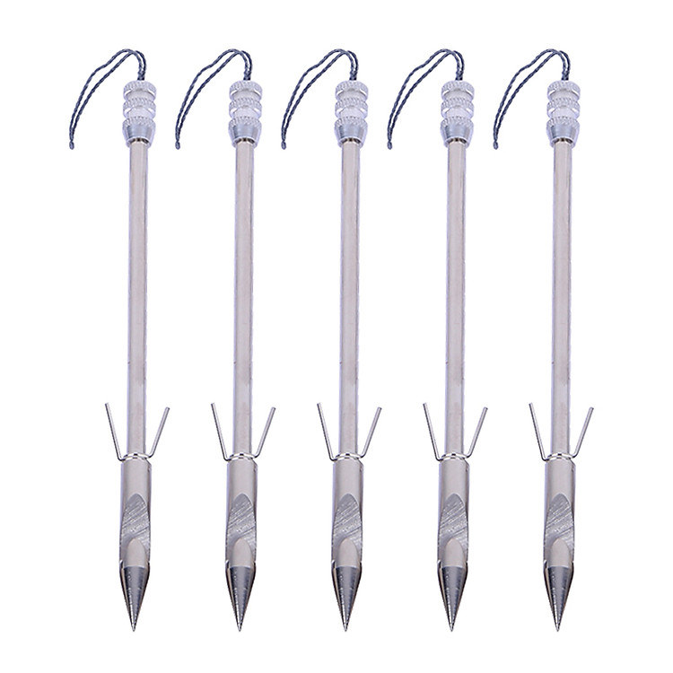 Bộ 5 Mũi Tên Bắn Cá Cánh Cố Định Inox 304