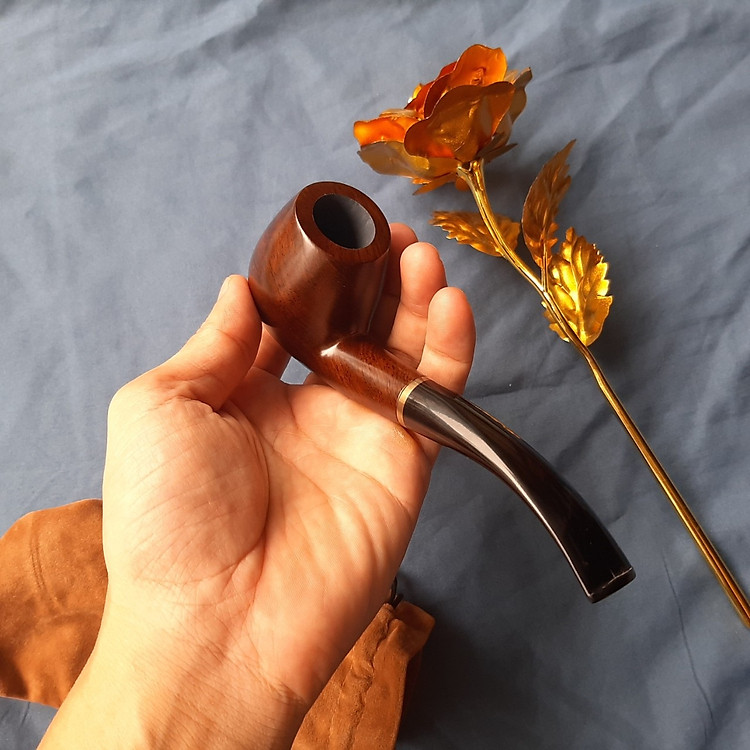 Tẩu thuốc gỗ mun cao cấp sang trọng - Ảnh 3