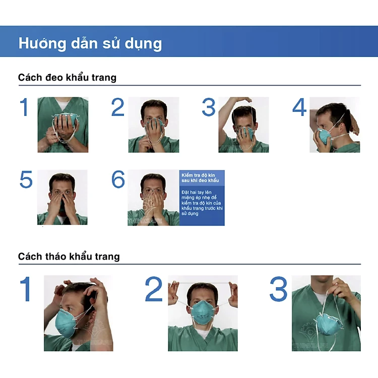 Hướng dẫn cách sử dụng khẩu trang N95