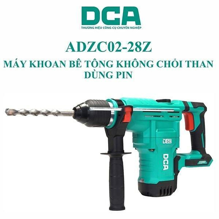 MÁY KHOAN BÊ TÔNG KHÔNG CHỔI THAN DÙNG PIN DCA ADZC02-28Z (KHÔNG KÈM PIN VÀ SẠC) - HÀNG CHÍNH HÃNG