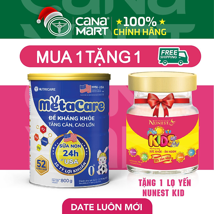 Tìm mua tại Avakids:Nơi Sữa bột Nutricare MetaCare 0+ 850g Hàng chuẩn, tràn ngập Khuyến mãi, Ưu đãi