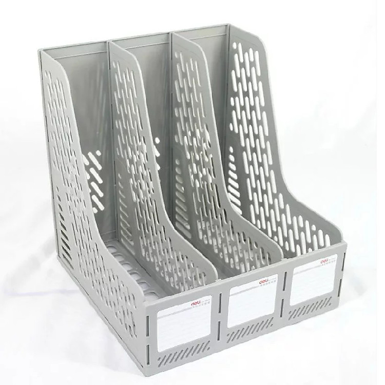 Khay Tài Liệu Nhựa Cứng 3 Ngăn Deli 9845 - Ảnh 7
