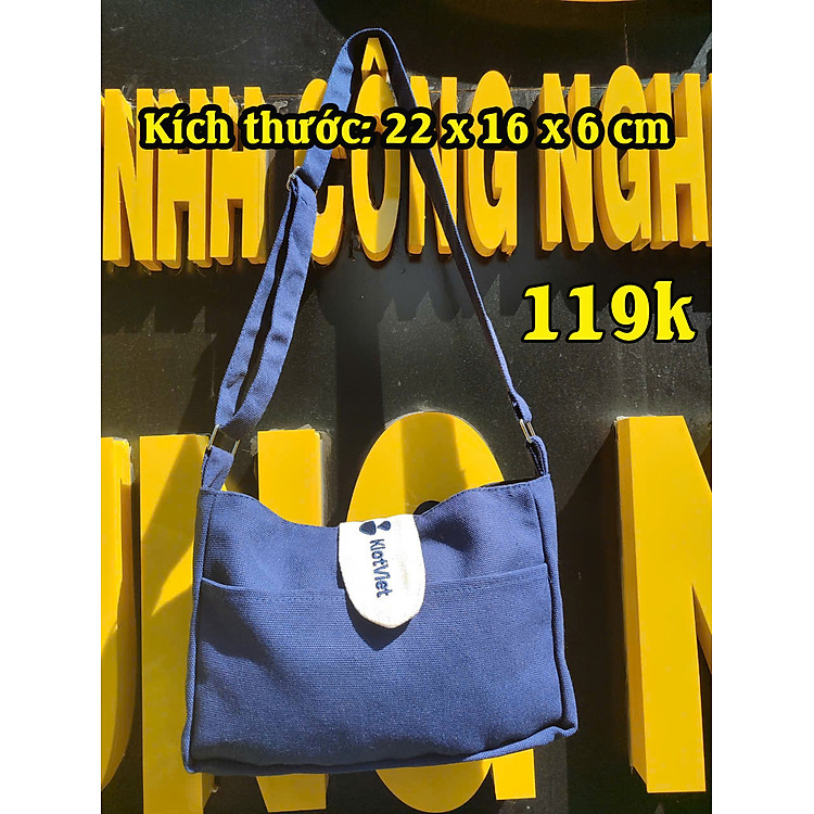 Túi đeo chéo Xbagg cao cấp, Chất liệu canvas