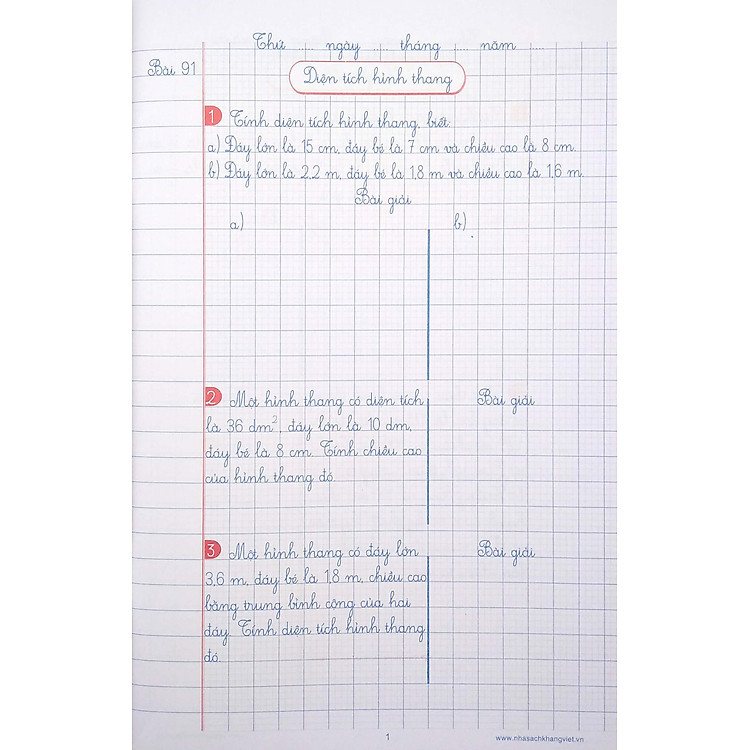 Vở Ô Li Bài Tập Toán 5 - Quyển 2 (2019) - Ảnh 2