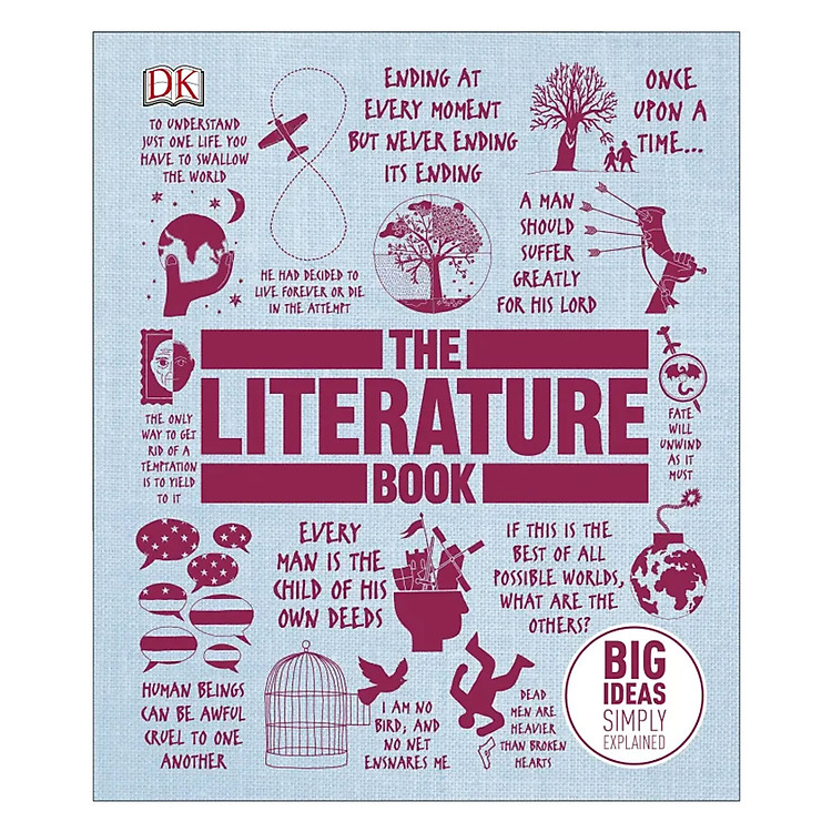 Sách DK The Literature Book (Series Big Ideas Simply Explained)