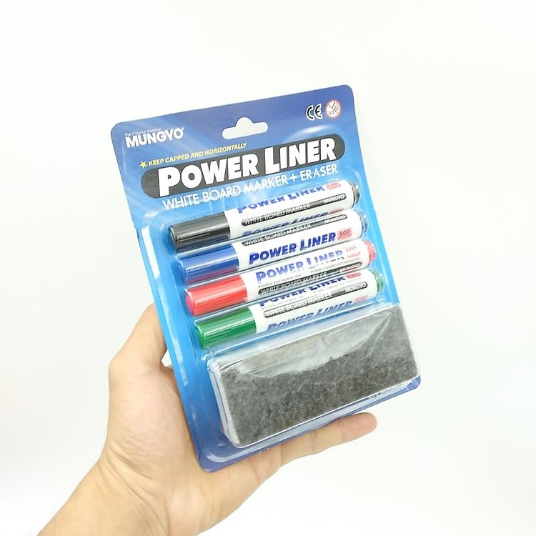 Vĩ Bút Lông Bảng Mungyo MA-4E (4 màu + 1 xóa bảng) - Ảnh 3