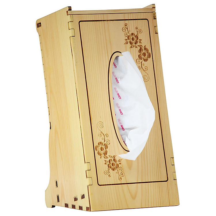 Hộp đựng khăn giấy Nhatvywood KG01 (gỗ thông)