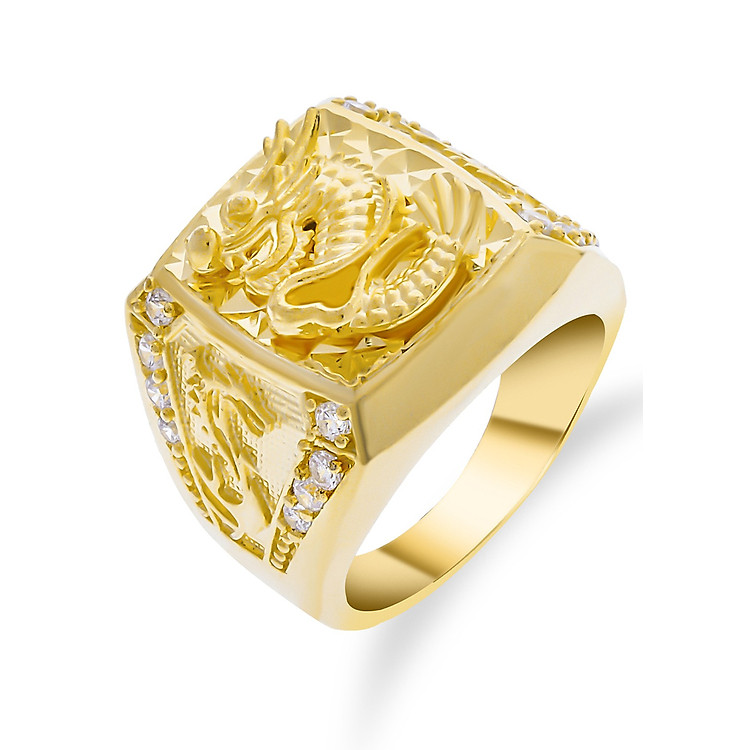 Nhẫn Nam Chạm Rồng Mẫu 04