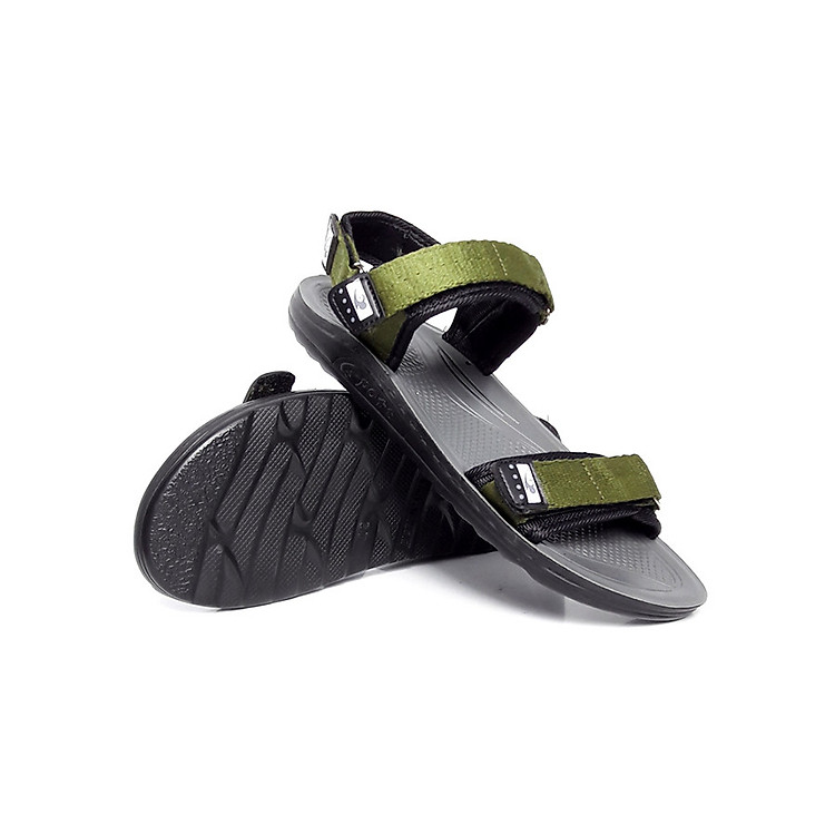 Giày sandal nam quai dù thời trang T199K138 - Xanh rêu