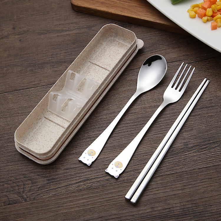 Bộ Muỗng Nĩa Đũa Inox Sunshine Feige