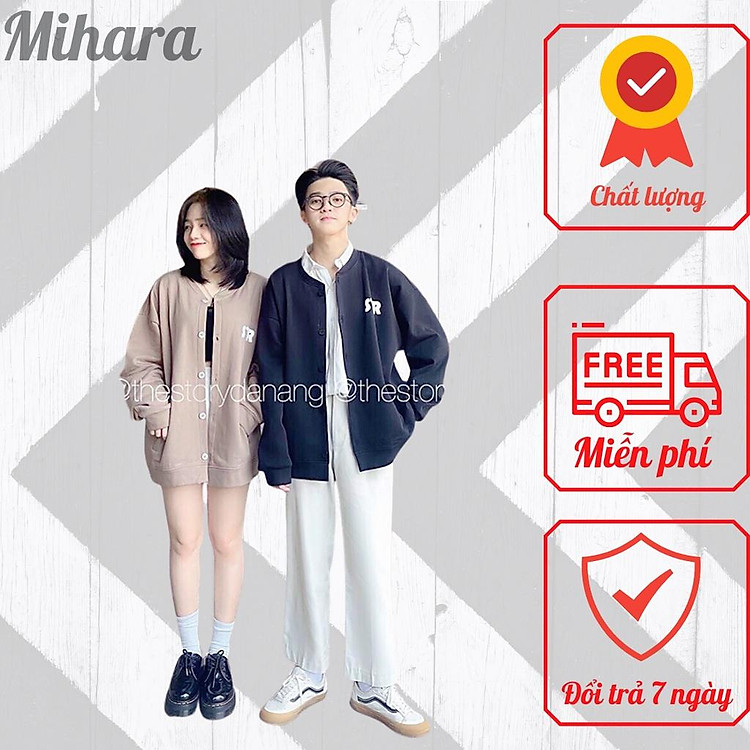 Áo Nỉ SWT in logo Gấu Mặc Đôi Nam Nữ - Áo Nỉ Nam Nữ SWT Unisex - Mihara