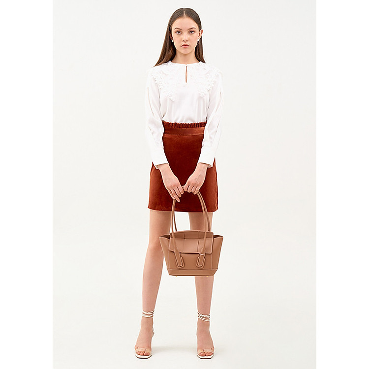 Váy Nữ Nhung A Cơ Bản Lưng Bèo Marc Fashion