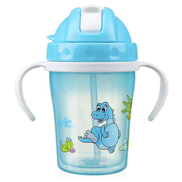 Bình Uống Nước Có Ống Hút Kèm Tay Cầm Nikon RK-3431 (240ml)