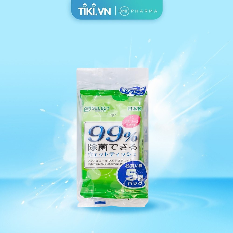 Tham Khảo tại ConCung: Set 05 Gói Khăn Ướt Khử Trùng , nhận ngay nhiều Ưu đãi
