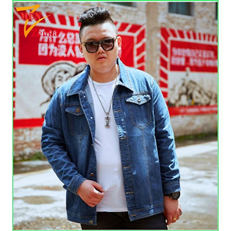 áo khoác jean size lớn - áo big size nam