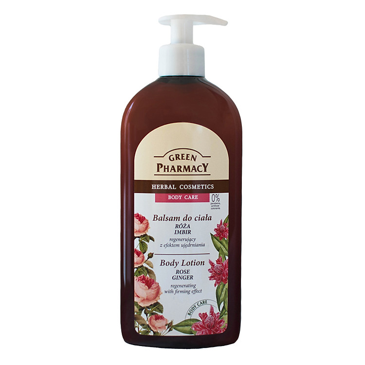 Kem Dưỡng Thể Hoa Hồng & Gừng Green Pharmacy Green Pharmacy Body Lotion Rose&Ginger (500ml)