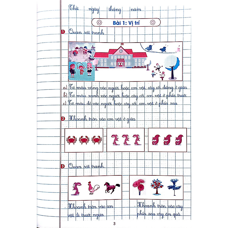 Vở Ô Li Bài Tập Toán 1 - Tập 1 - Ảnh 6