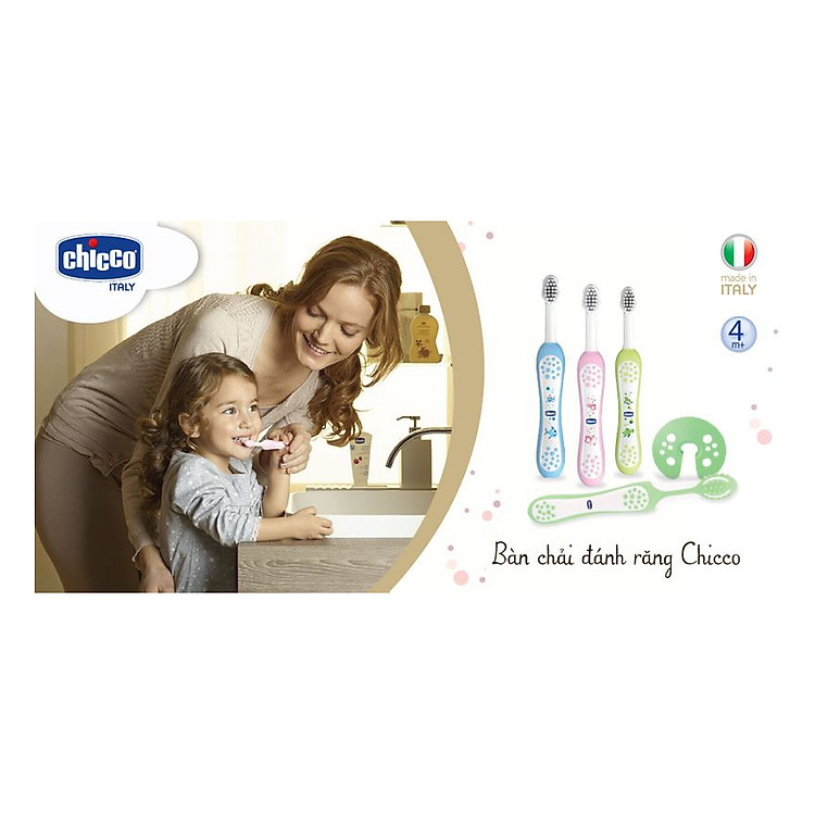 Mua Bàn chải đánh răng CHICCO cá xanh Chính hãng Giá tốt - Hình ảnh 5