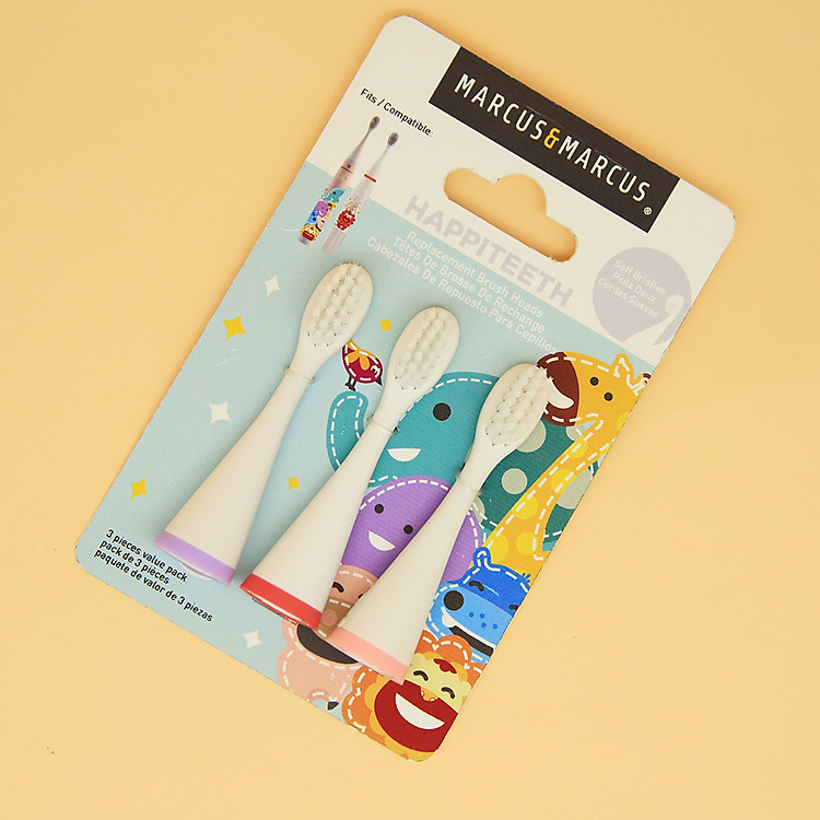 Bộ 3 đầu bàn chải Marcus & Marcus Chính hãng Ưu đãi - Hình ảnh 3