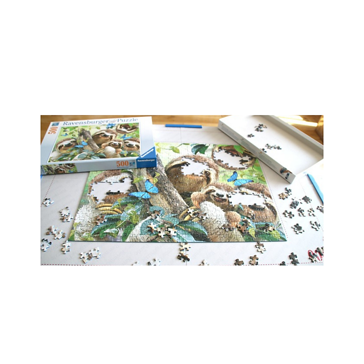 Puzzle Sloth Selfie 500 mảnh RAVENSBURGER Chính hãng Tiết kiệm - Hình ảnh 5