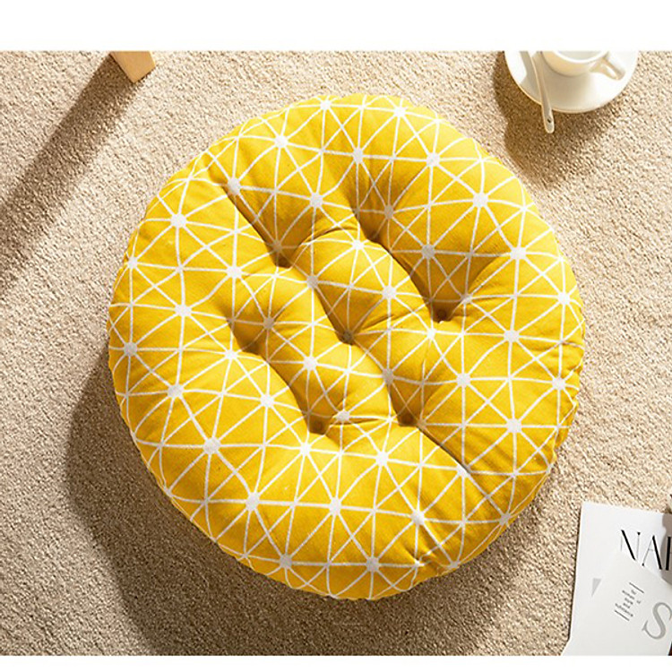 Đệm ngồi bệt tròn 40cm kiểu Nhật xinh xắn