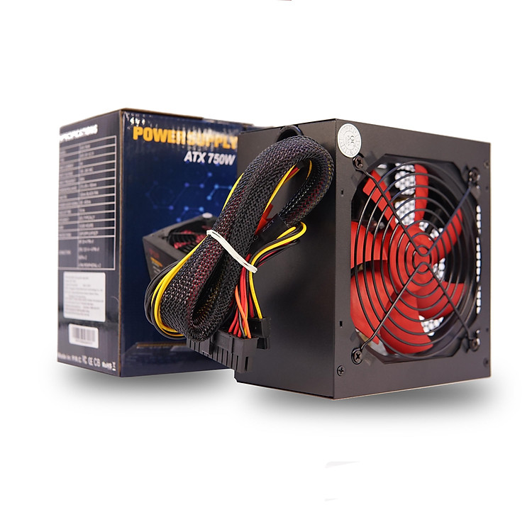 Nguồn máy tính VSP 750W (4+4pin) cung cấp cho chiếc máy tính của bạn nguồn năng lượng ổn định, không bị quá tải, sai dòng hay vượt công suất