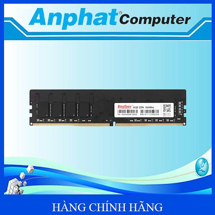 Bộ nhớ RAM PC Kingspec 8GB/16GB DDR4 3200MHz - Hàng chính hãng