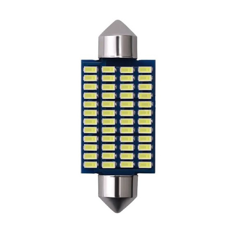 Bóng đèn led trần ô tô, xe hơi 3014-42mm 48 led