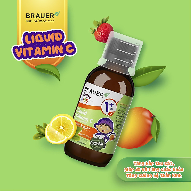 Mua Vitamin C Brauer cho trẻ 1-13 tuổi Chính hãng Giá rẻ - Hình ảnh 5