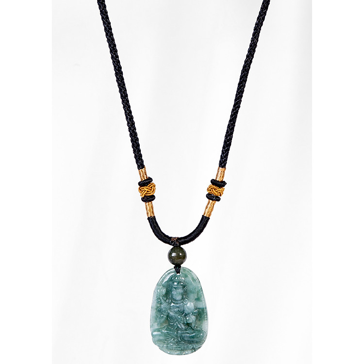 Mặt Dây Chuyền Phật Bản Mệnh Đá Cẩm Thạch Dầu - Ngọc Quý Gemstones