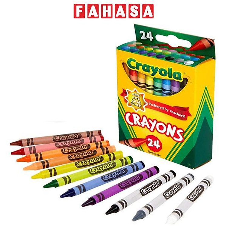 Bộ Bút Sáp Màu Crayon Crayola (24 chiếc)