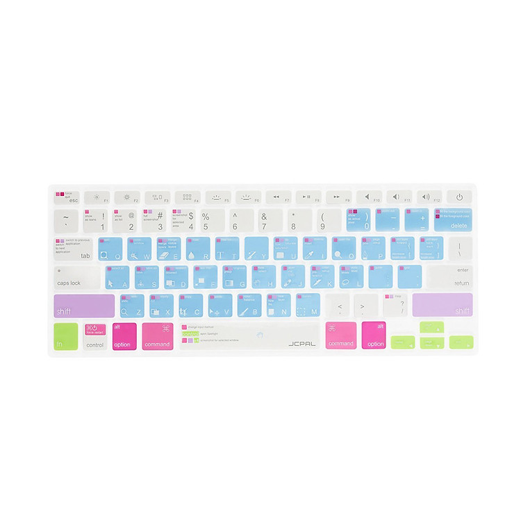 Phủ bàn phím JCPAL Verskin Photoshop cho Macbook - Hàng Chính Hãng