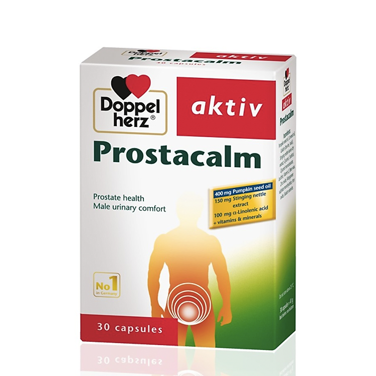 Thực Phẩm Chức Năng Ngừa U Xơ Tuyến Tiền Liệt DoppelHerz ProstaCalm (30 viên)