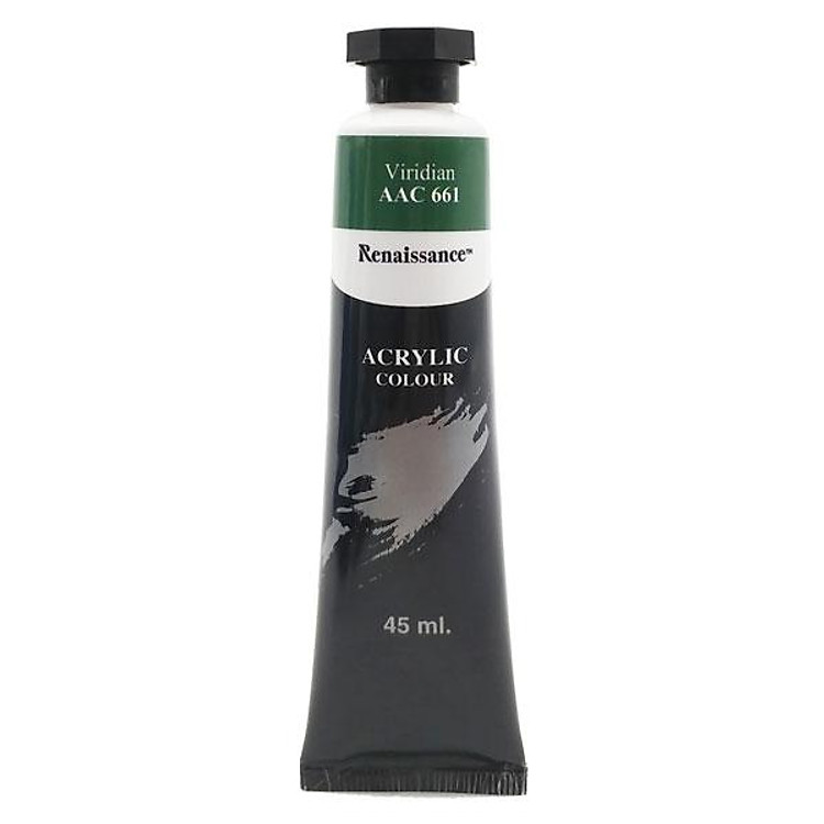 Tuýp Màu Acrylic 45 ml – Renaissance #661 – Viridian