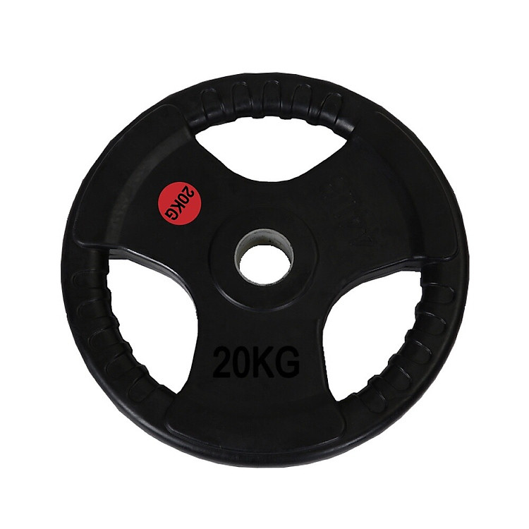 Q302 Tạ miếng cao cấp có bọc cao su non Thái Lan BG 20Kg (ø: 50mm) hàng nhập khẩu chính hãng