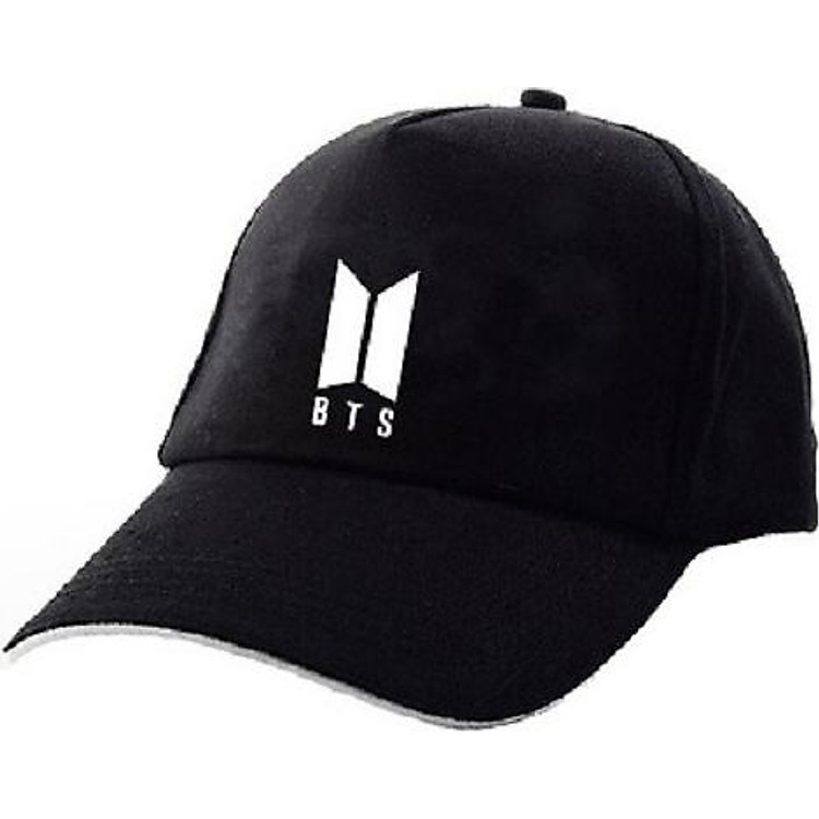 Mũ lưỡi trai đen có thêu BTS