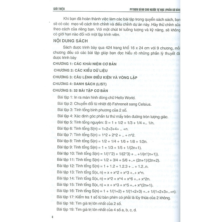 Python Cho Người Tự Học - Phần Cơ Bản - Ảnh 4