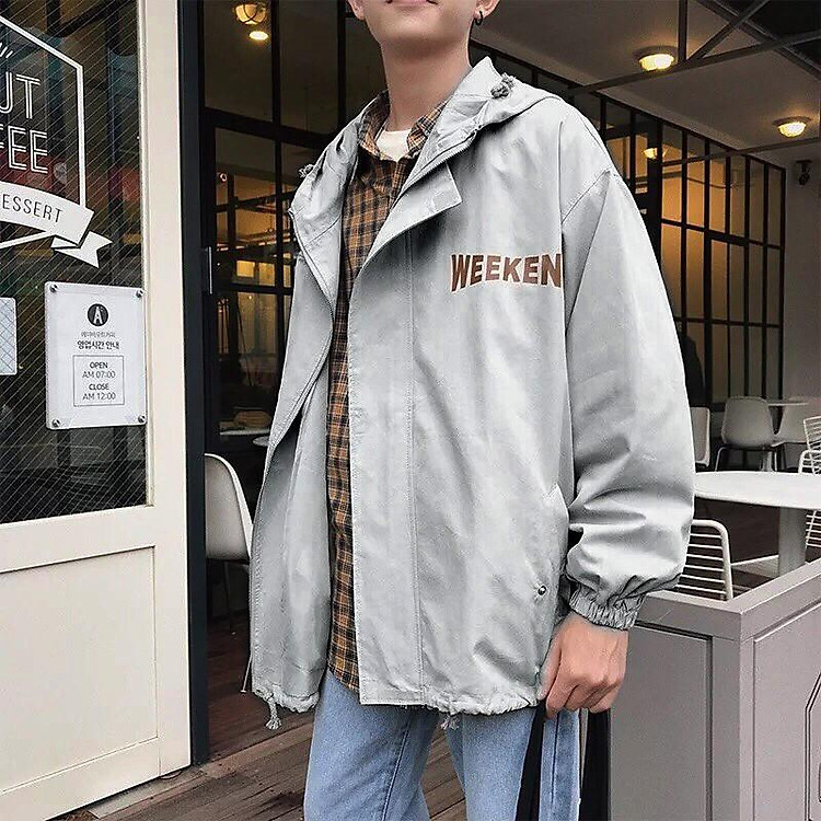 Áo khoác dù nam 2 lớp in chữ 404 error mẫu mới - M293 - Ảnh 6