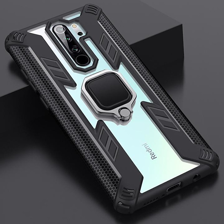 Ốp lưng cho Xiaomi Redmi Note 8 Pro iRON - MAN IRING TRONG SUỐT Nhựa PC cứng viền dẻo chống sốc