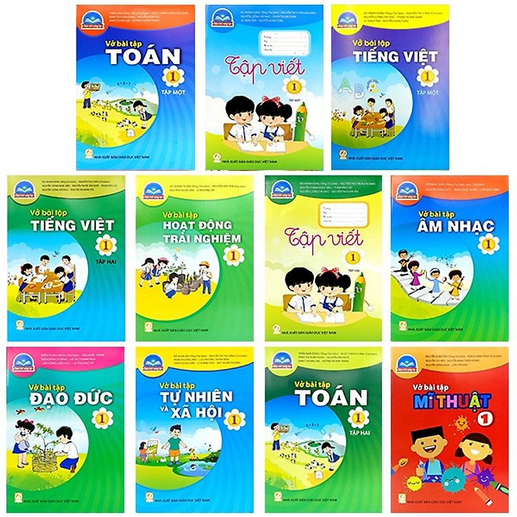 Bộ Sách Giáo Khoa Lớp 1 - Sách Bài Tập - Bộ Sách Chân Trời Sáng Tạo (Bộ 11 Cuốn)