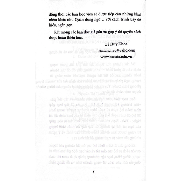 Cụm Từ Ngữ Ôn Thi Topik I-II Và Dịch Thuật Tiếng Hàn - Ảnh 3