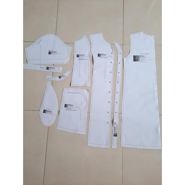 Rập Giấy A0 Mã 1472 (Bản Vẽ) - 3XL - Ảnh 6