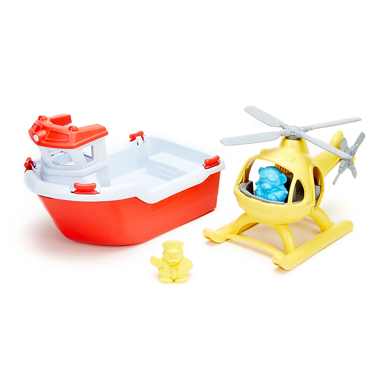 Bộ Đồ Chơi Tàu Cứu Hộ Green Toys Chính hãng Tiết kiệm - Hình ảnh 2