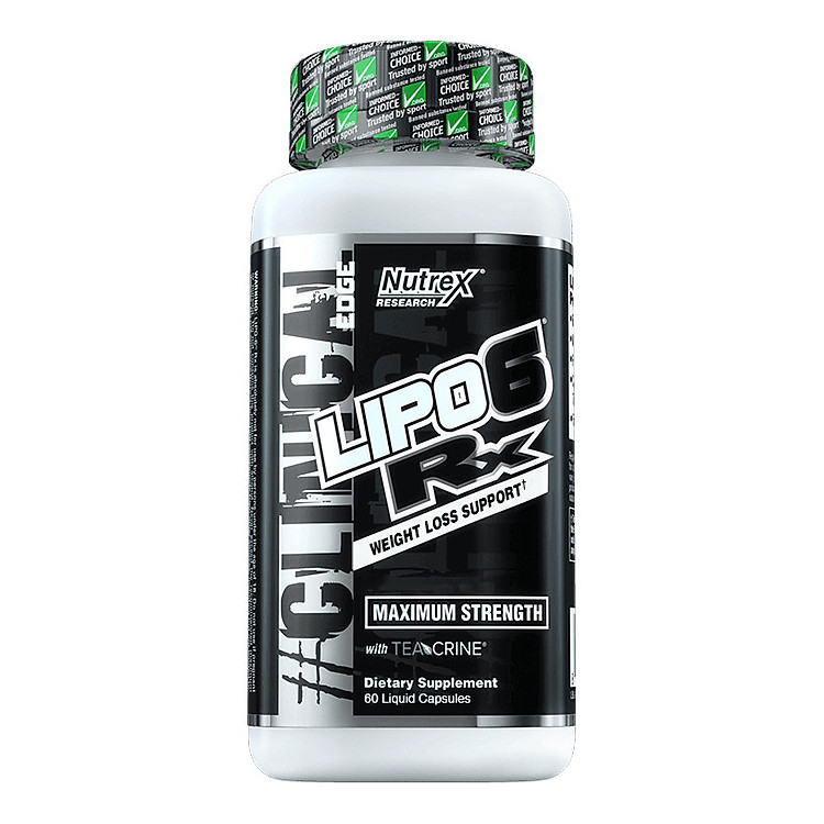 Nutrex Research Lipo 6 RX - 60 viên- Đốt mỡ
