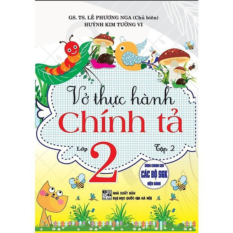 Vở Thực Hành Chính Tả Lớp 2 – Tập 2