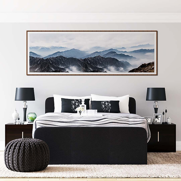 Tranh canvas khổ lớn trang trí phòng ngủ