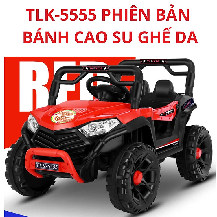Xe oto điện cho bé TILO KIDS TLK-5555 phiên bản Tôi yêu Việt Nam có điều khiển từ xa, bluetooth, chế độ nhún