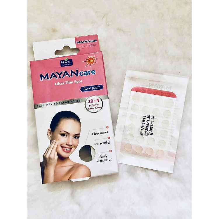 Miếng dán mụn Mayan Care Ultra Thin Spot (20 miếng) - Ảnh 4