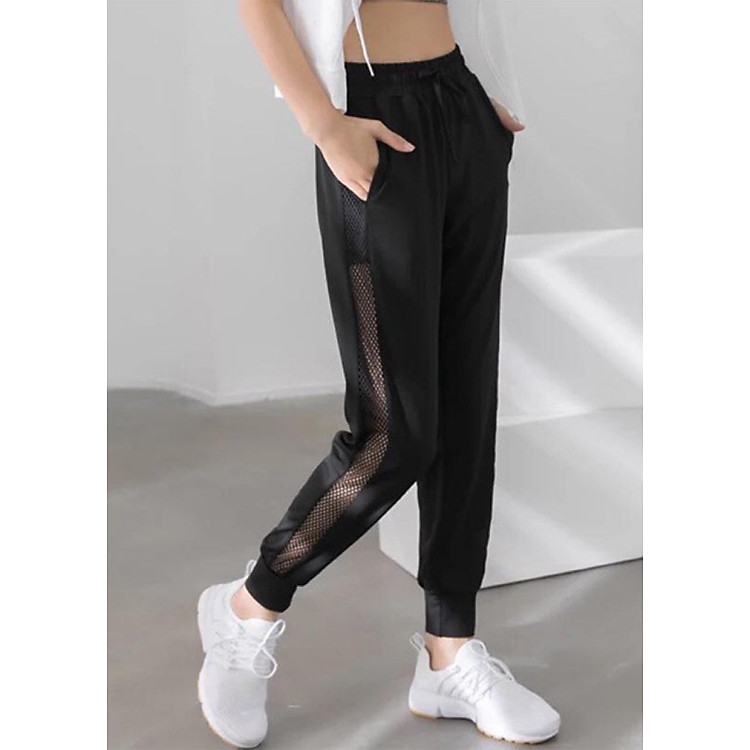 Quần dài Jogger có túi thể thao nữ Angel (Đồ Tập Gym,yoga)